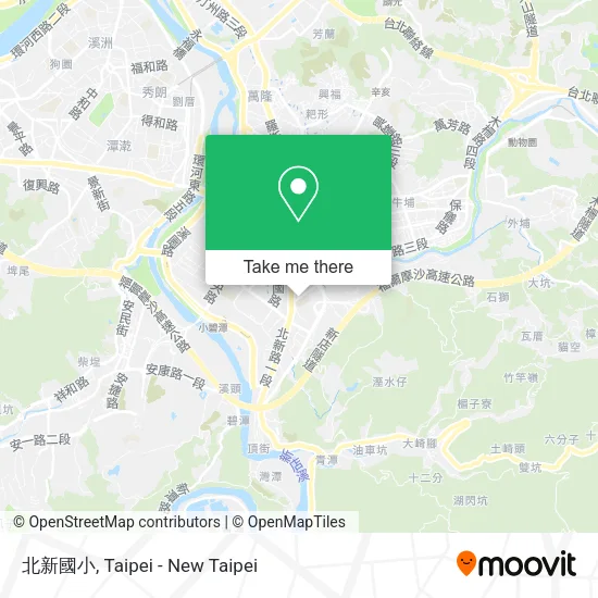 北新國小 map