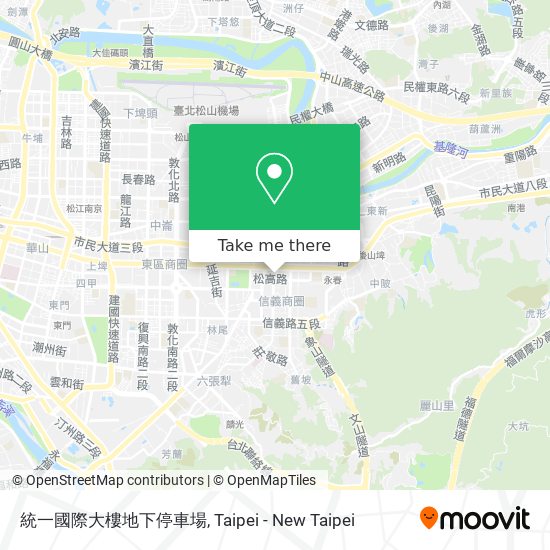統一國際大樓地下停車場 map