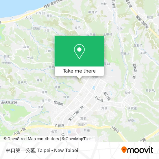 林口第一公墓 map