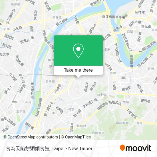食為天餡餅粥麵食館地圖