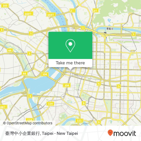 臺灣中小企業銀行地圖
