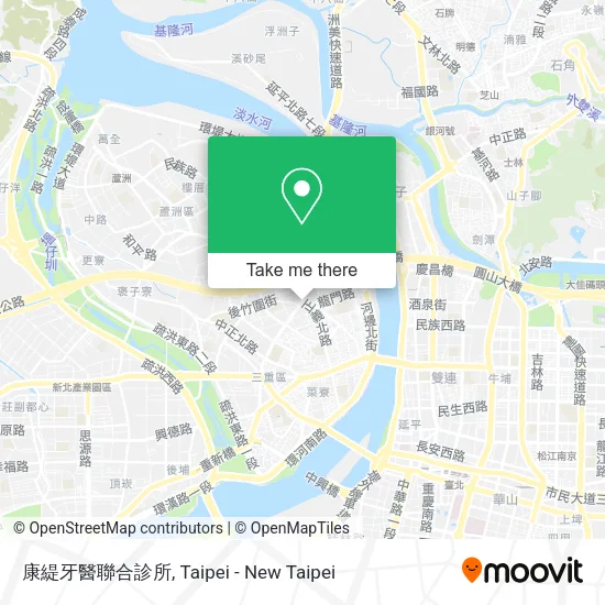 康緹牙醫聯合診所地圖