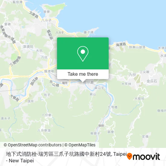 地下式消防栓-瑞芳區三爪子坑路國中新村24號 map