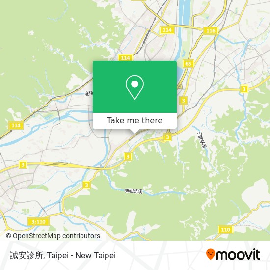 誠安診所 map