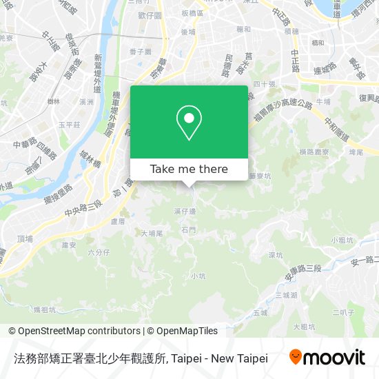 法務部矯正署臺北少年觀護所 map