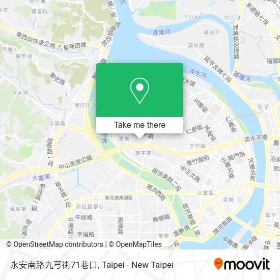 永安南路九芎街71巷口地圖