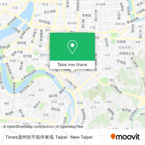 Times溫州街平面停車場地圖