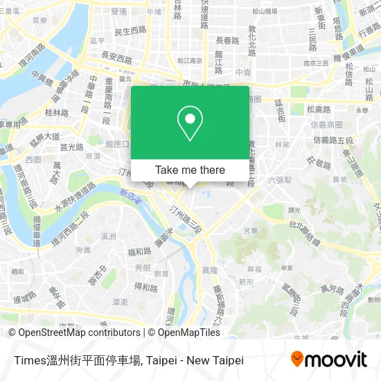 Times溫州街平面停車場 map