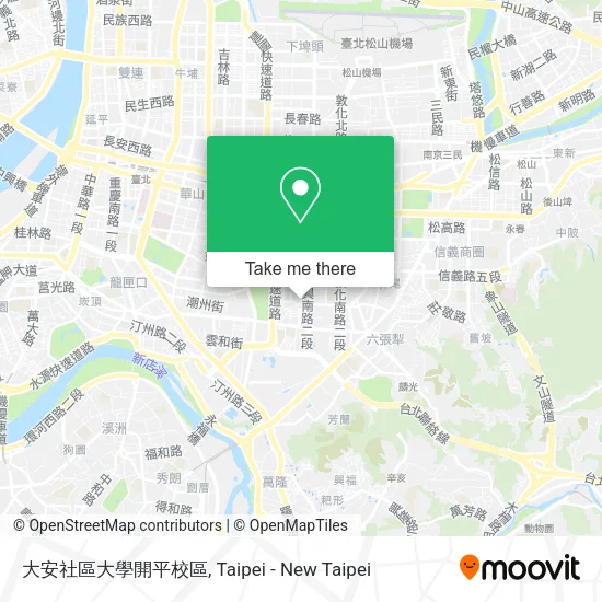 大安社區大學開平校區地圖