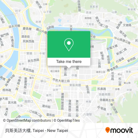 貝斯美語大樓地圖