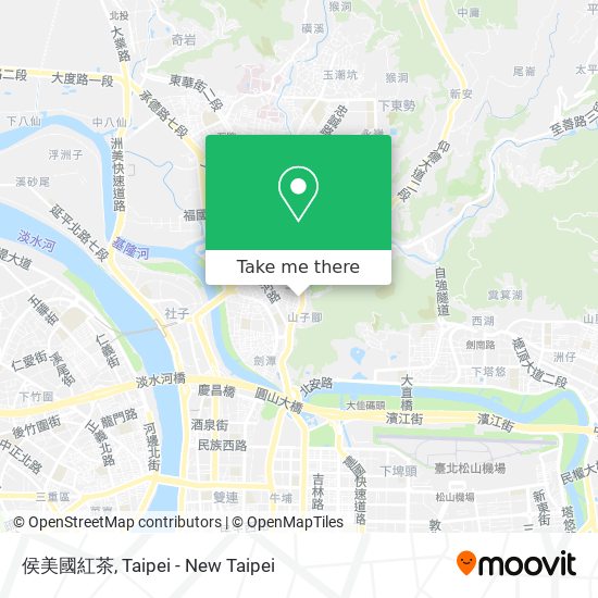 侯美國紅茶地圖