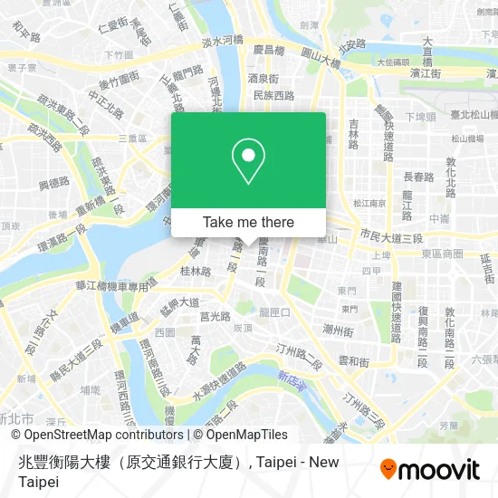 兆豐衡陽大樓（原交通銀行大廈）地圖