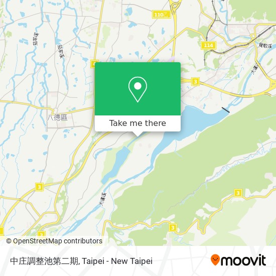 中庄調整池第二期 map