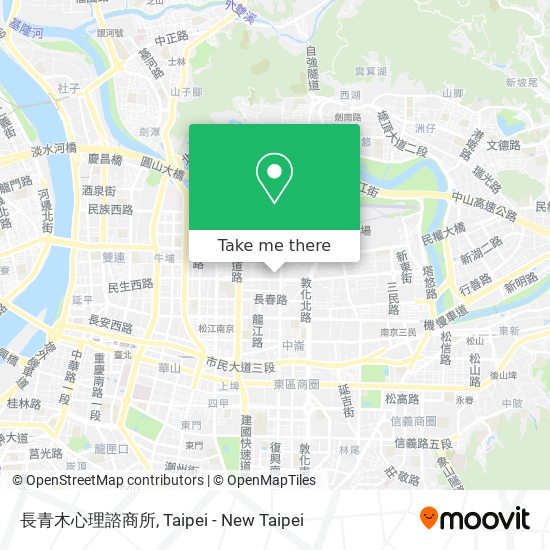 長青木心理諮商所地圖
