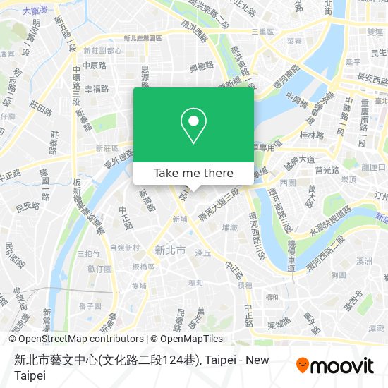 新北市藝文中心(文化路二段124巷) map