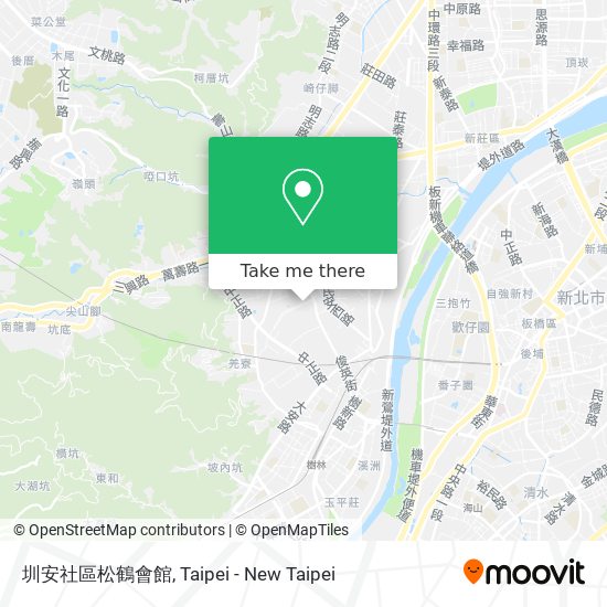 圳安社區松鶴會館 map