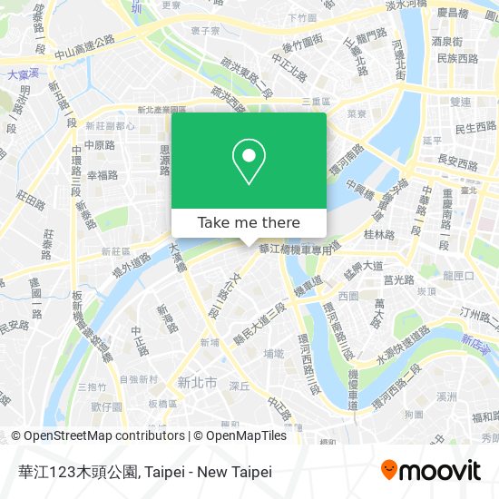 華江123木頭公園 map