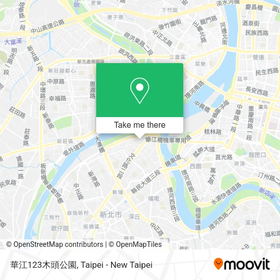 華江123木頭公園地圖