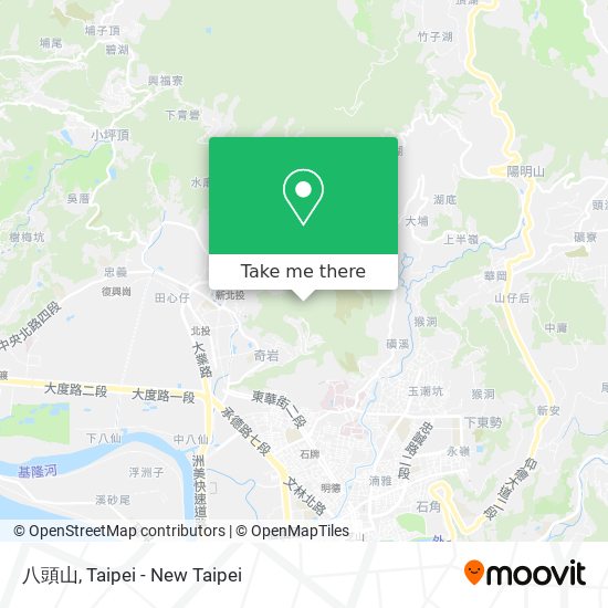 八頭山 map