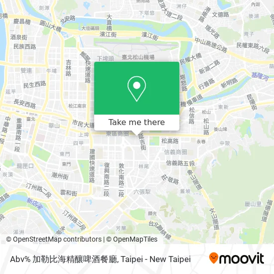 Abv% 加勒比海精釀啤酒餐廳地圖