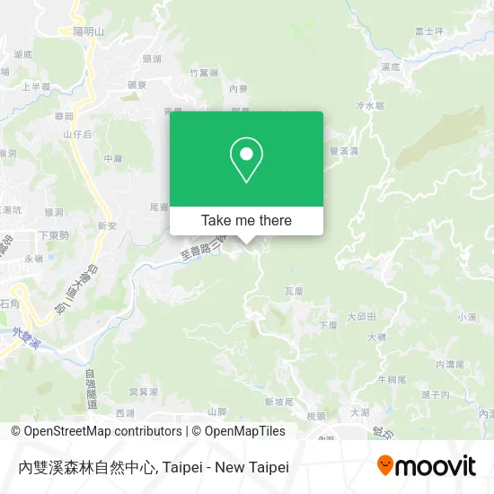 內雙溪森林自然中心地圖
