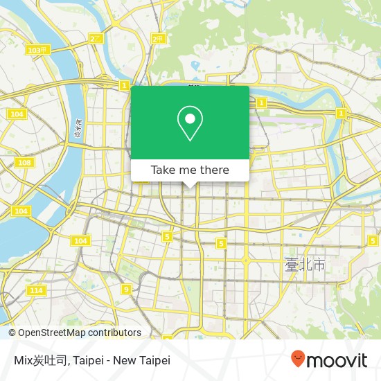 Mix炭吐司 map