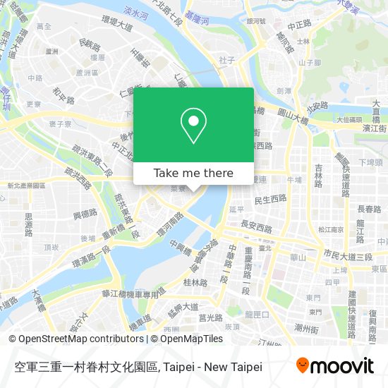 空軍三重一村眷村文化園區地圖