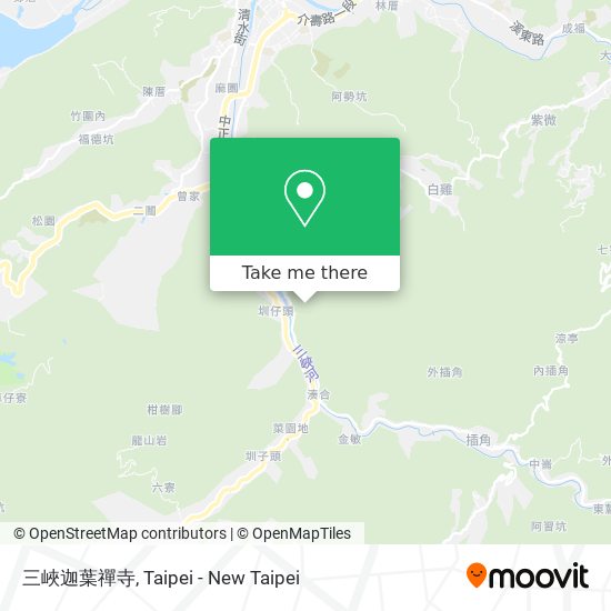 三峽迦葉禪寺 map