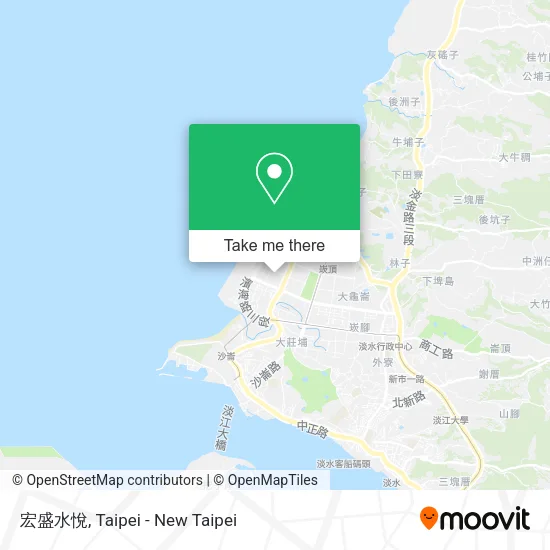 宏盛水悅 map