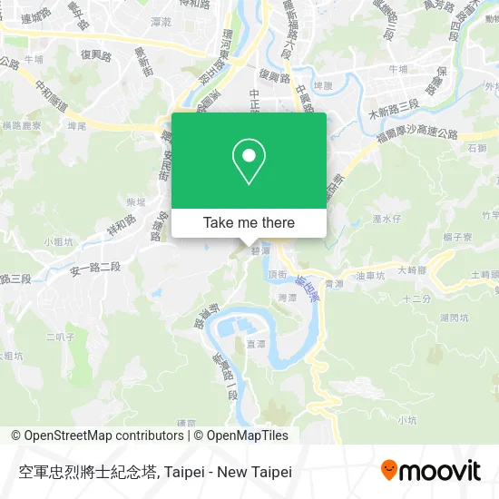 空軍忠烈將士紀念塔 map