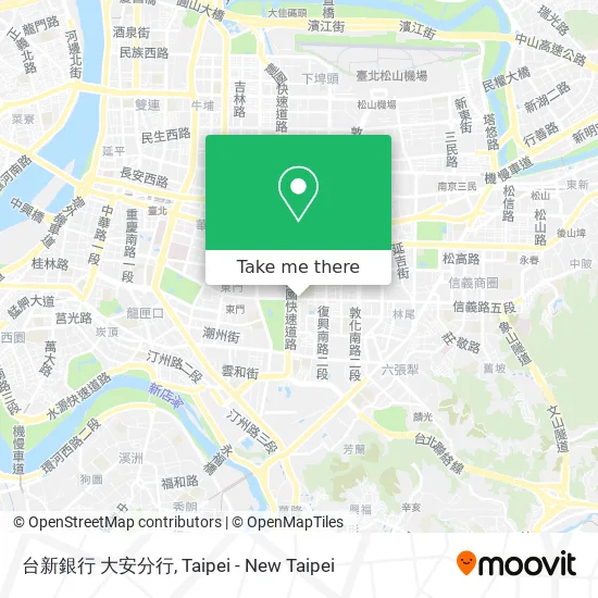 台新銀行 大安分行 map