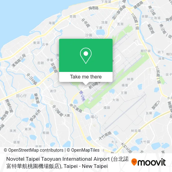 Novotel Taipei Taoyuan International Airport (台北諾富特華航桃園機場飯店) map