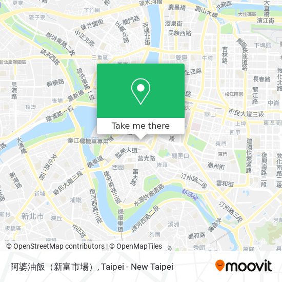 阿婆油飯（新富市場） map