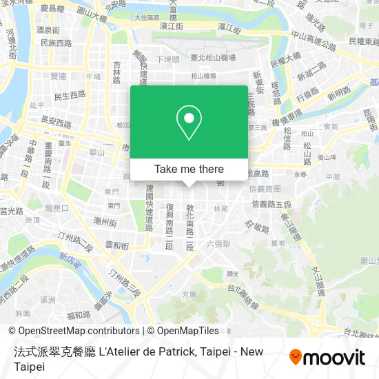 法式派翠克餐廳 L'Atelier de Patrick地圖