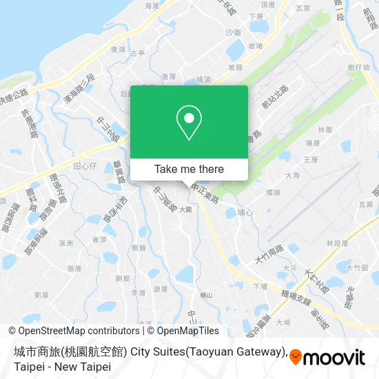 城市商旅(桃園航空館) City Suites(Taoyuan Gateway)地圖
