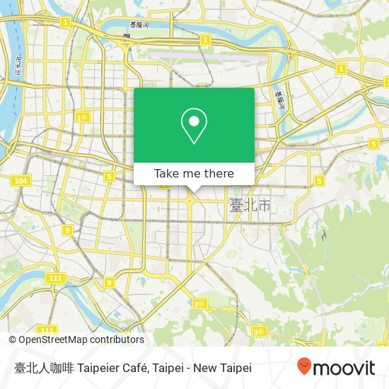 臺北人咖啡 Taipeier Café map