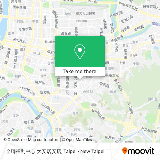 全聯福利中心 大安居安店 map