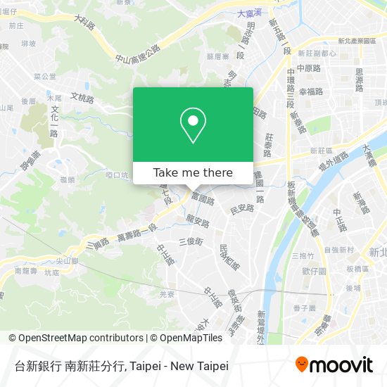 台新銀行 南新莊分行 map