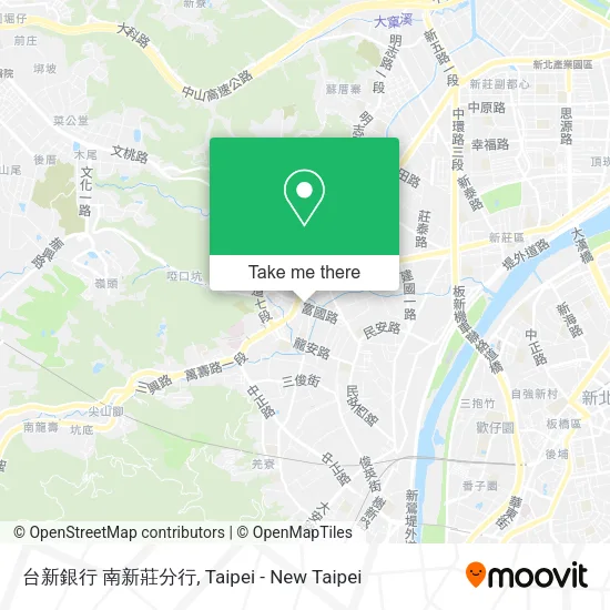 台新銀行 南新莊分行地圖
