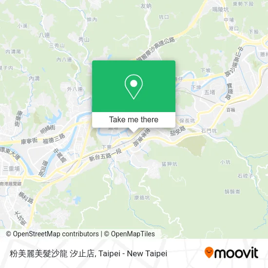 粉美麗美髮沙龍 汐止店地圖