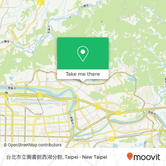 台北市立圖書館西湖分館 map