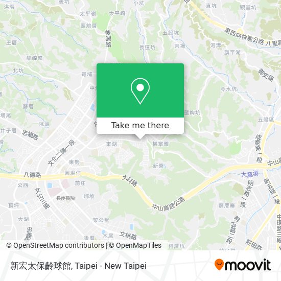 新宏太保齡球館 map