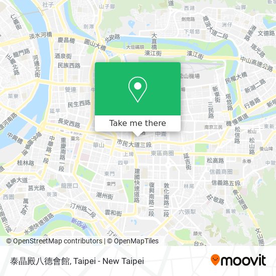 泰晶殿八德會館 map