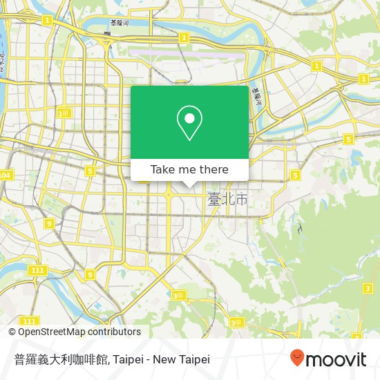 普羅義大利咖啡館 map