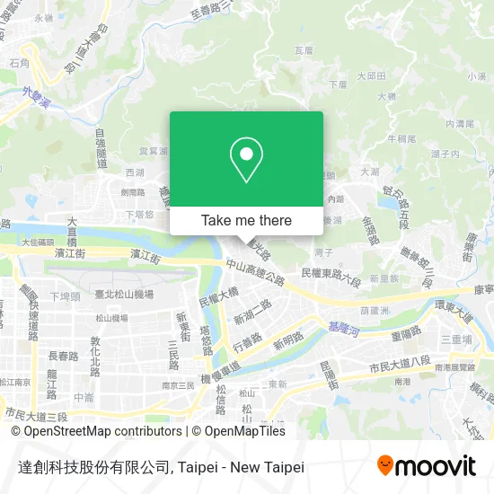 達創科技股份有限公司地圖