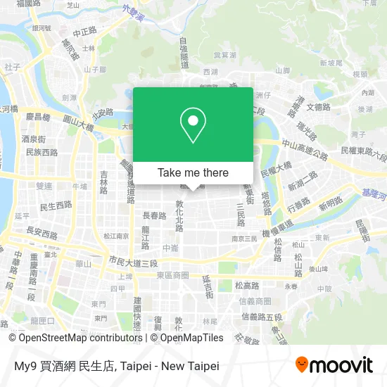 My9 買酒網 民生店 map