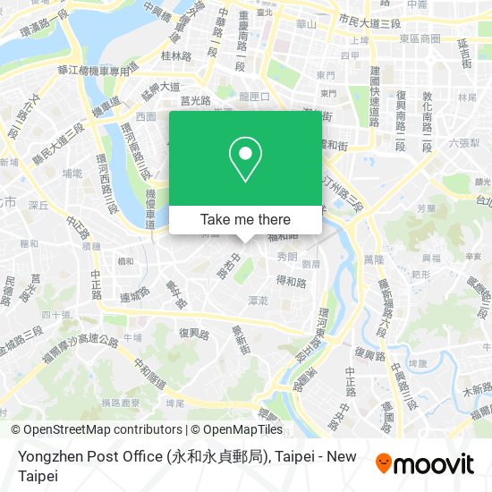 Yongzhen Post Office (永和永貞郵局) map