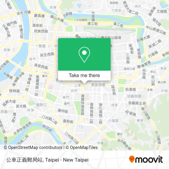 公車正義郵局站 map