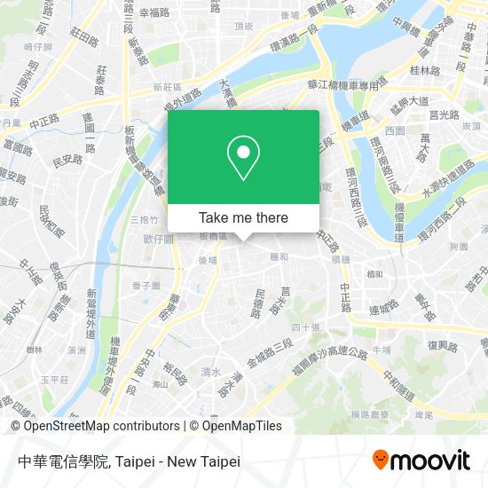 中華電信學院地圖