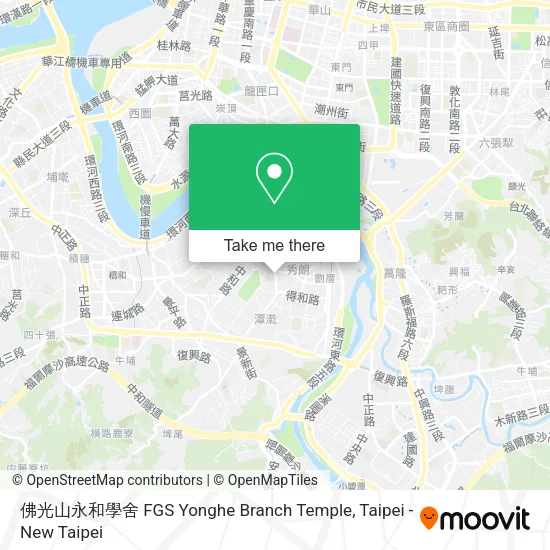 佛光山永和學舍 FGS Yonghe Branch Temple地圖